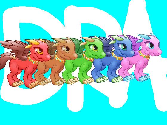 Rainbow dragons