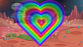 Rainbow Hearts