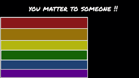 you matter to someone