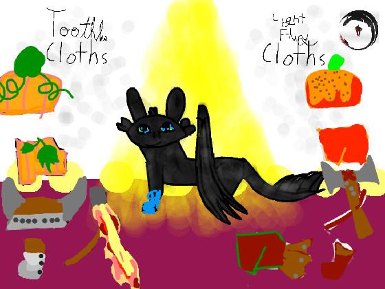 Toothless/Lightflury Dress Up 1