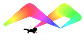 Flying cat animation