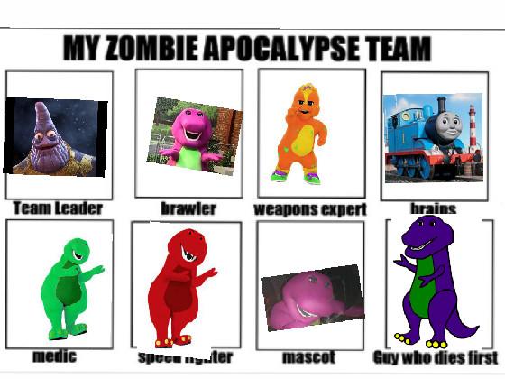 My Zombie Apocalypse Team 1