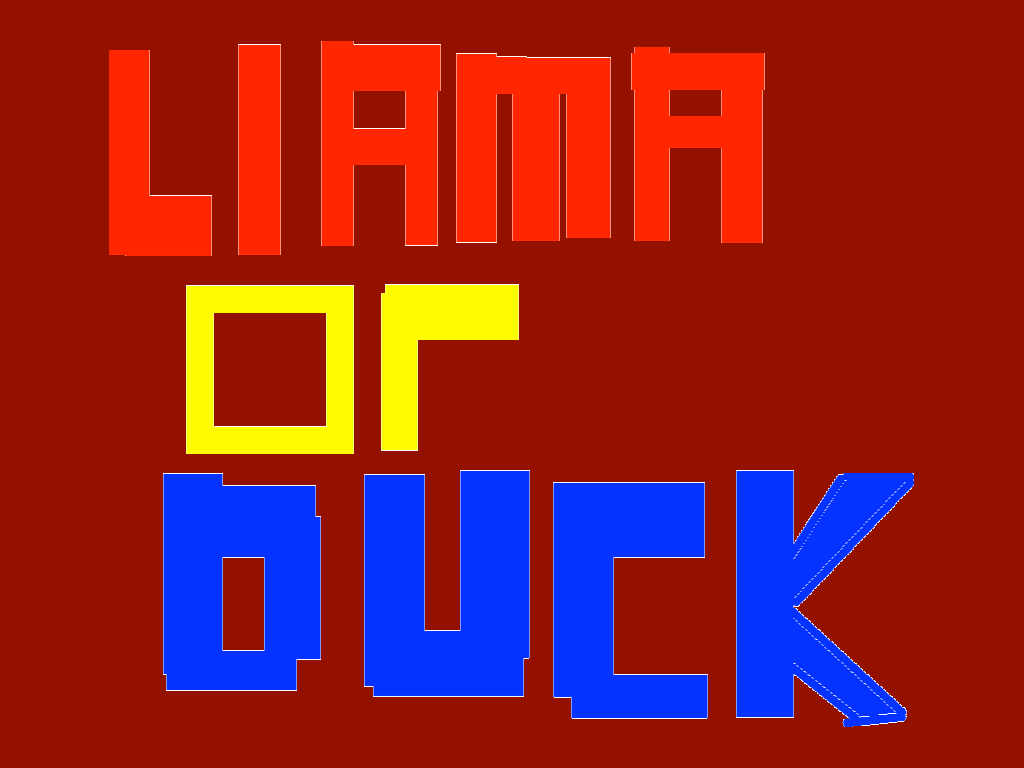 Llama or Duck