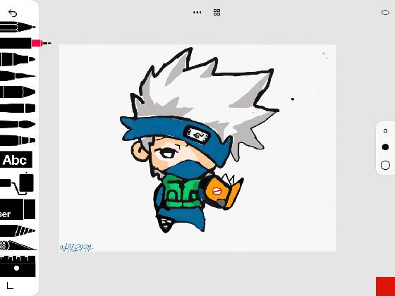 my kakashi drawling