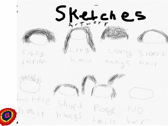 Sketches hair Artwork