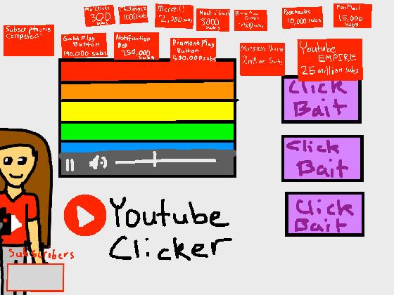 Youtuber Clicker 🎬💻🔔 1