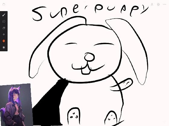 super puppy drawing