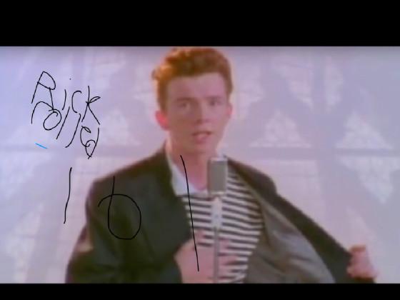 Rick roll with no music