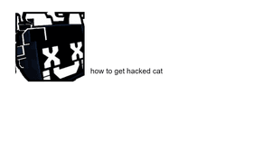 Huge hacked cat