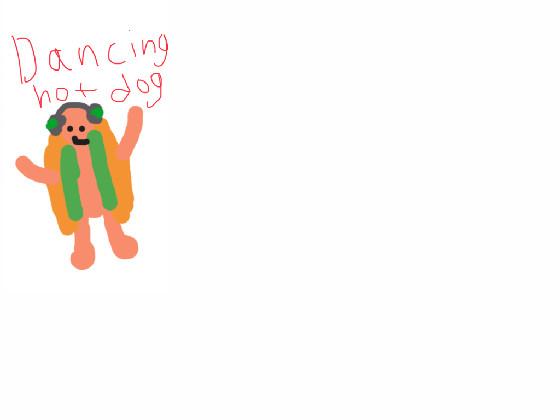 add dancing hot dog