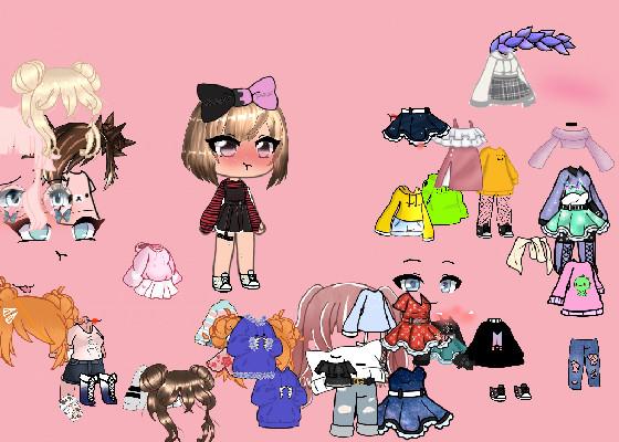 Gacha life/club dress up