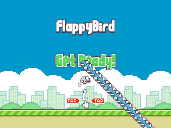 Flappy Bird glitched