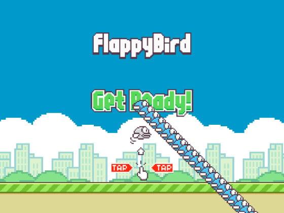 Flappy Bird glitched