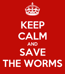 Like to save the worms!