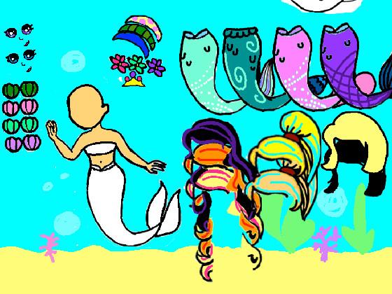 Mermaid dress-up