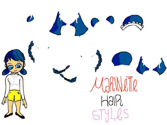 Marinette Hair Styles