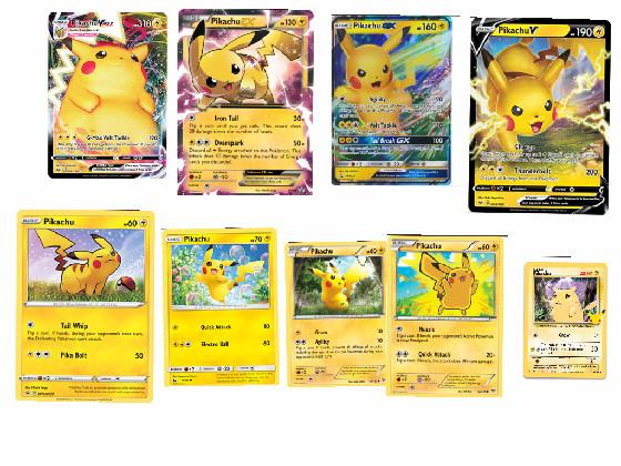 My Pokemon cards: pikachu