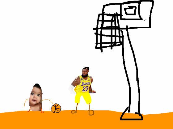 a little baby vs lebron!!!!