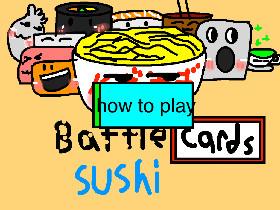 battle cards sushi