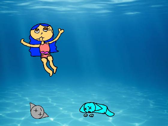 draw yourself swiming 1 1