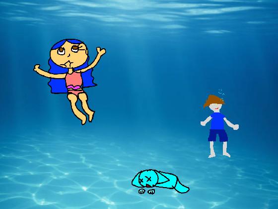 draw yourself swiming 1 1