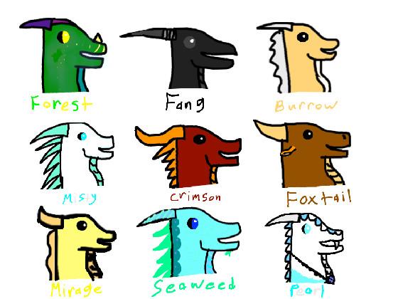 My Dragon OCs!