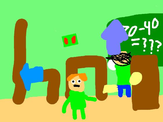 escape baldi school level 1