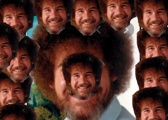 Stamp an bob ross