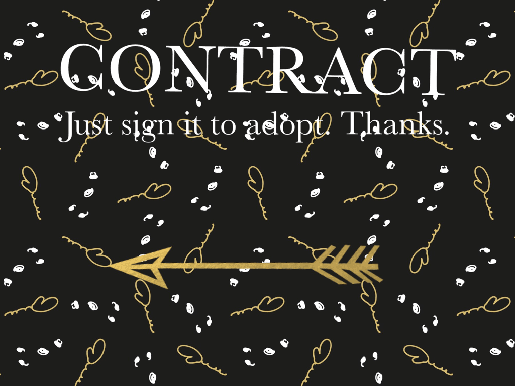 CONTRACT FOR ADOPTION