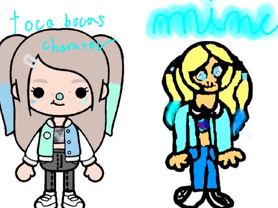 my character vs toca bocas character