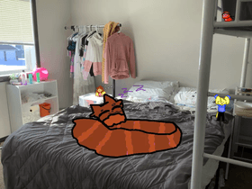 Add ur oc in a bedroom