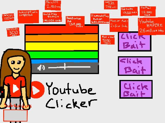 Youtuber Clicker 🎬💻🔔 1