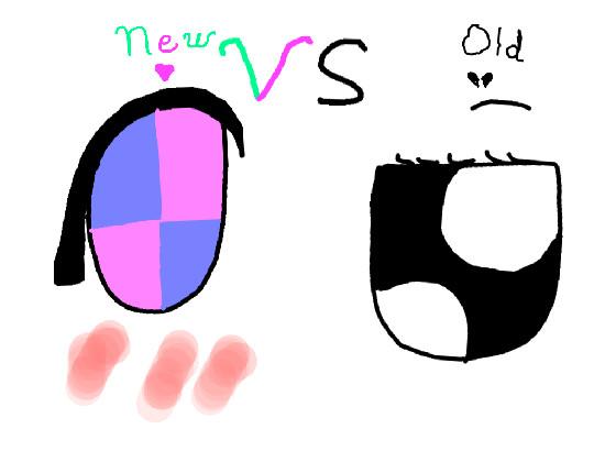 Old artwork vs new