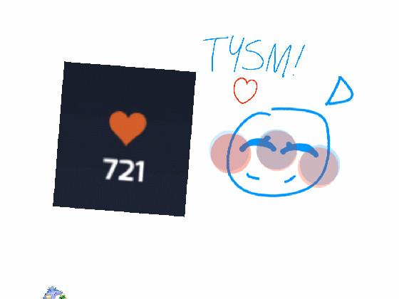 tysm for 700+ likes!!!