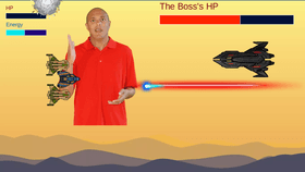 spaceship vs boss