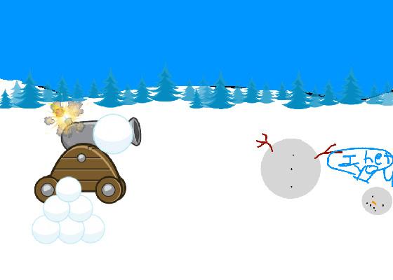 Snow ball cannon 1