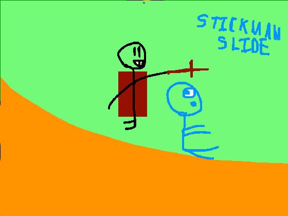 stickman slide