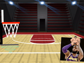 Basketball Shots with lebron james