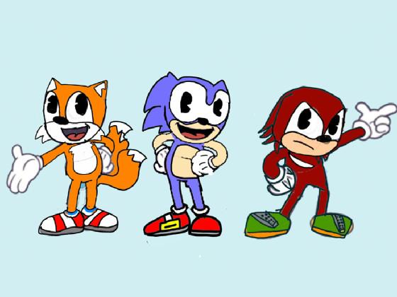 Sonic and Cuphead swap