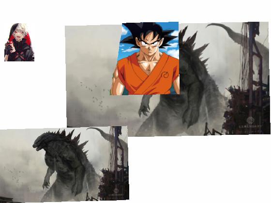 Godzilla reacts to Goku  vs Muto 2