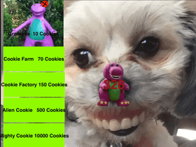 dog/barney clicker