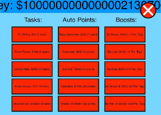 Among Us Clicker hacked V