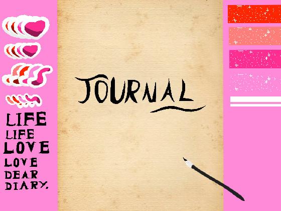 Decorate a cute journal!