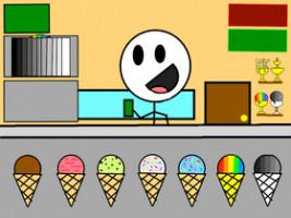 Ice cream factorie shop