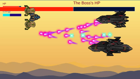 spaceship vs boss