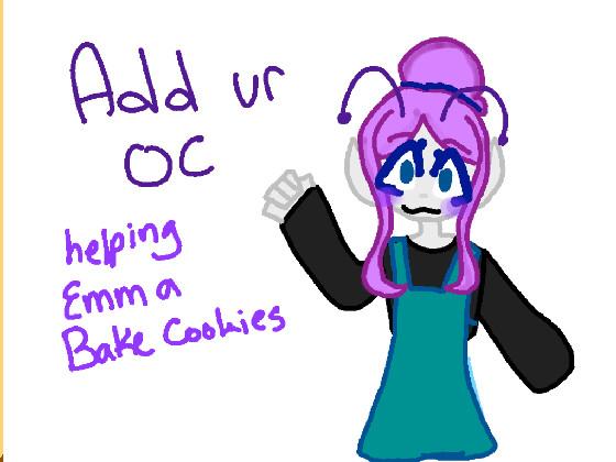 add ur oc baking cookies 1