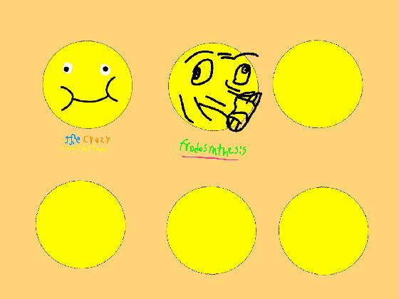 Give dese circles faces 1