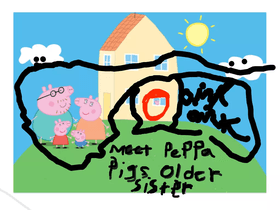 peppa pig older sister not copyyyyy