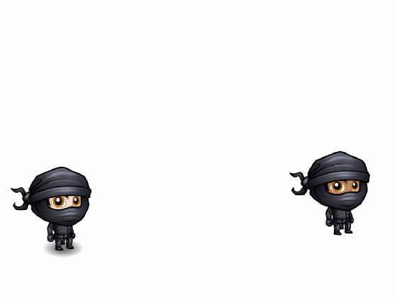 two ninjas