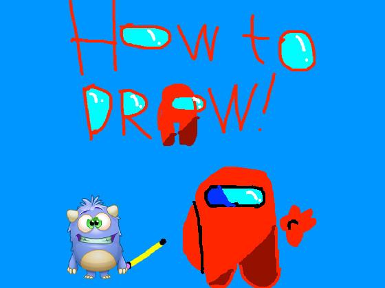 How To draw Among Us!